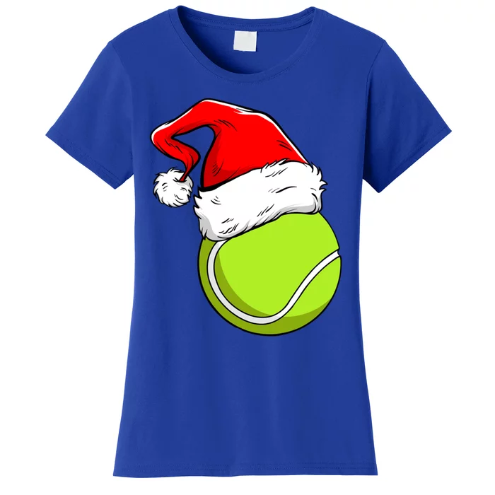 Funny Tennis Coach Player Gift Ball Christmas Xmas Holiday Gift Women's T-Shirt