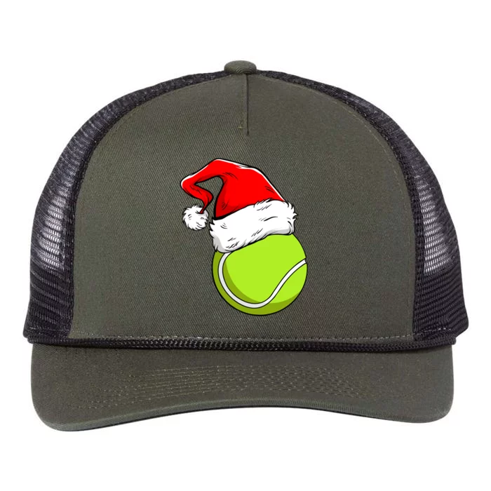 Funny Tennis Coach Player Gift Ball Christmas Xmas Holiday Gift Retro Rope Trucker Hat Cap