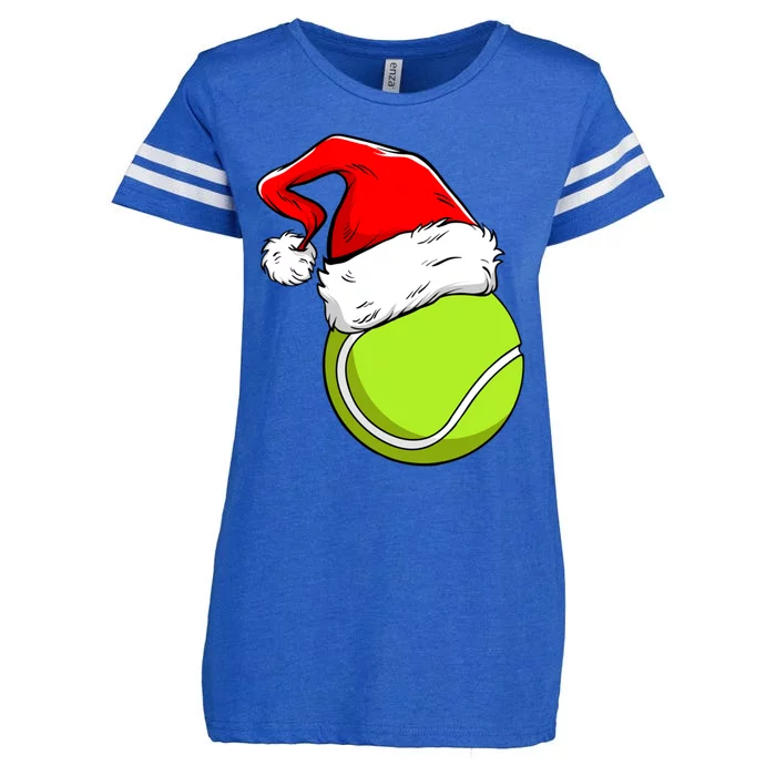 Funny Tennis Coach Player Gift Ball Christmas Xmas Holiday Gift Enza Ladies Jersey Football T-Shirt