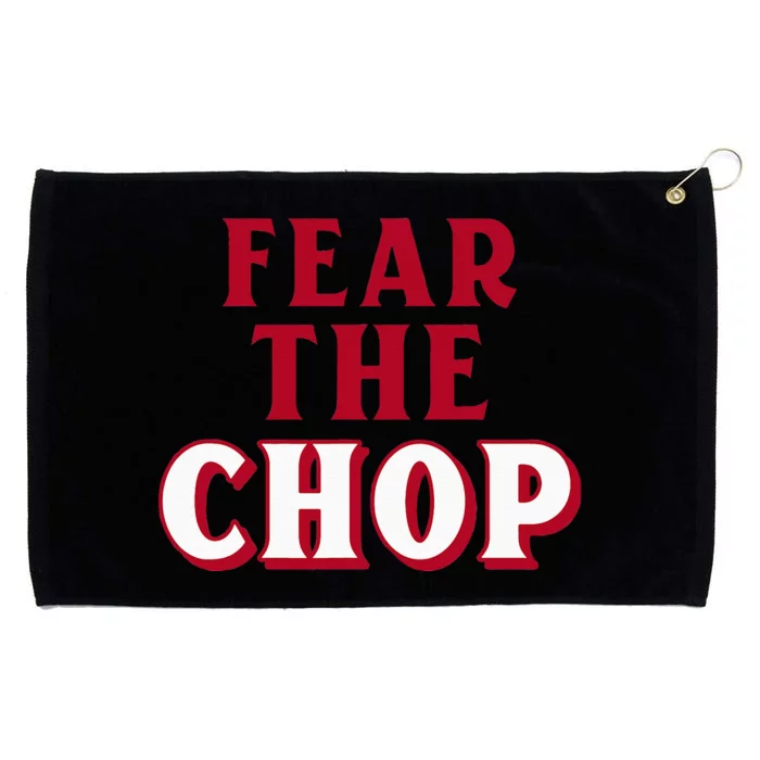 Fear The Chop – Baseball Lover Grommeted Golf Towel