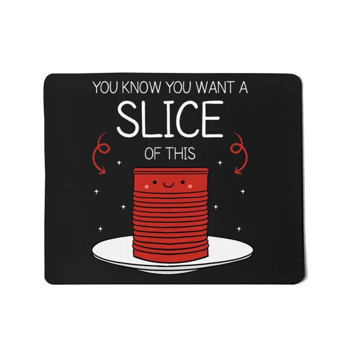 Funny Thanksgiving Canned Cranberry Sauce Mousepad