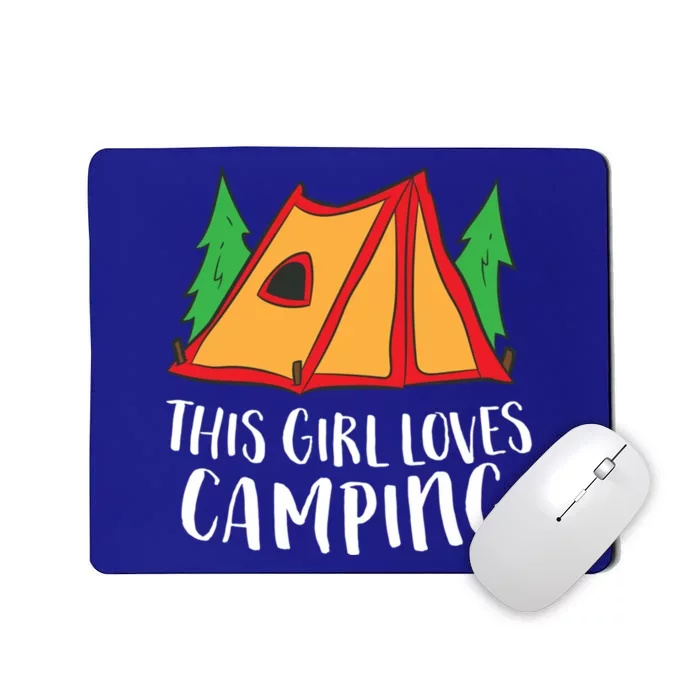 Funny Tent Camping This Loves Camping Funny Gift Mousepad