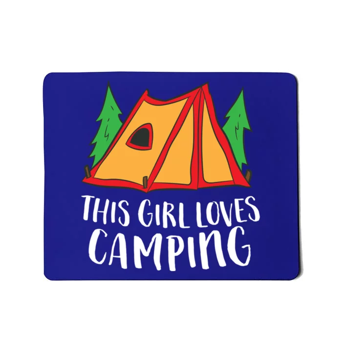 Funny Tent Camping This Loves Camping Funny Gift Mousepad