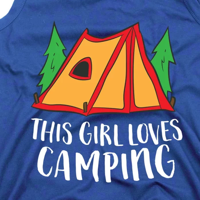 Funny Tent Camping This Loves Camping Funny Gift Tank Top