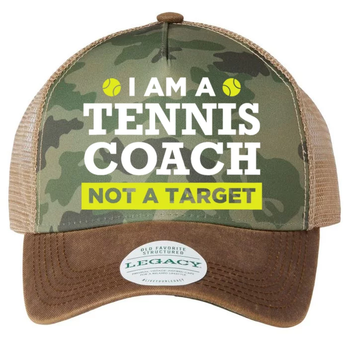 Funny Tennis Coach Gift Not A Target TShirt Legacy Tie Dye Trucker Hat