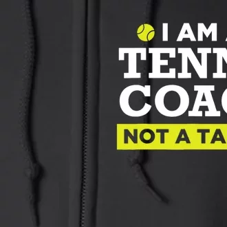 Funny Tennis Coach Gift Not A Target TShirt Full Zip Hoodie