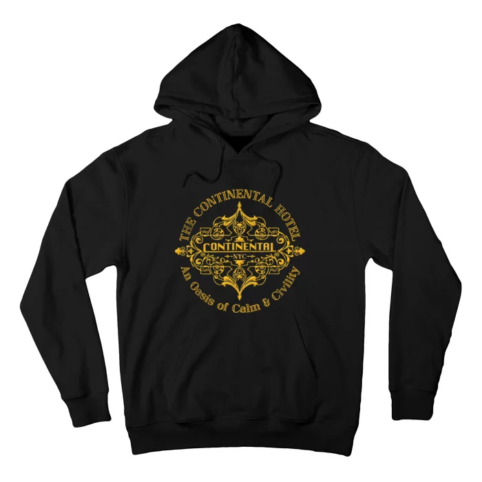 Funny The Continental Hotel Ne York City Vintage Hoodie