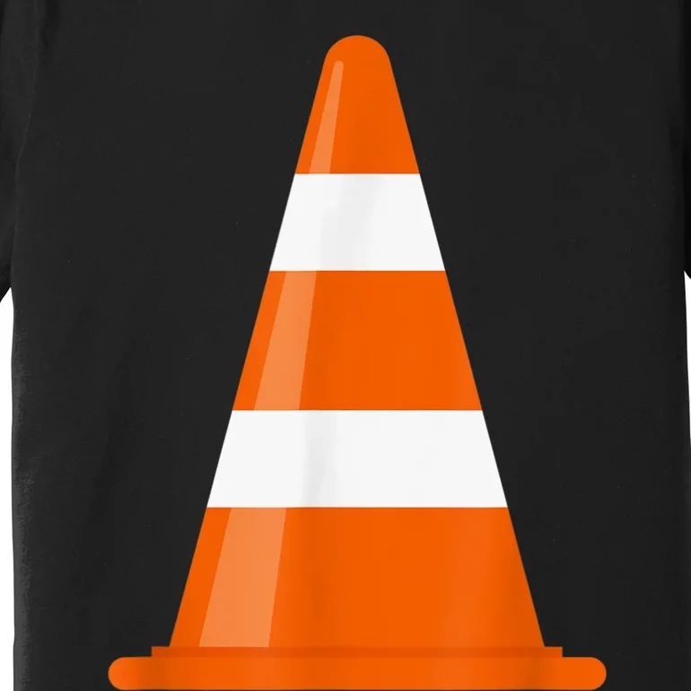 Funny Traffic Cone Costume Easy Simple Halloween Costumes Premium T-Shirt