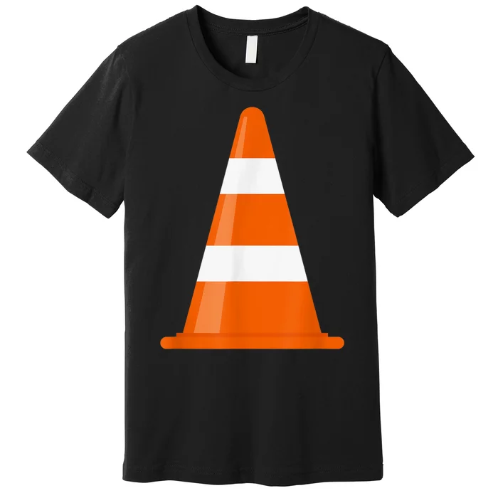 Funny Traffic Cone Costume Easy Simple Halloween Costumes Premium T-Shirt