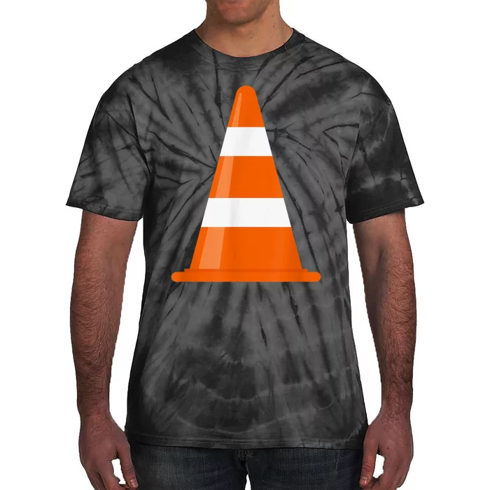 Funny Traffic Cone Costume Easy Simple Halloween Costumes Tie-Dye T-Shirt