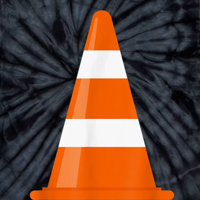 Funny Traffic Cone Costume Easy Simple Halloween Costumes Tie-Dye T-Shirt