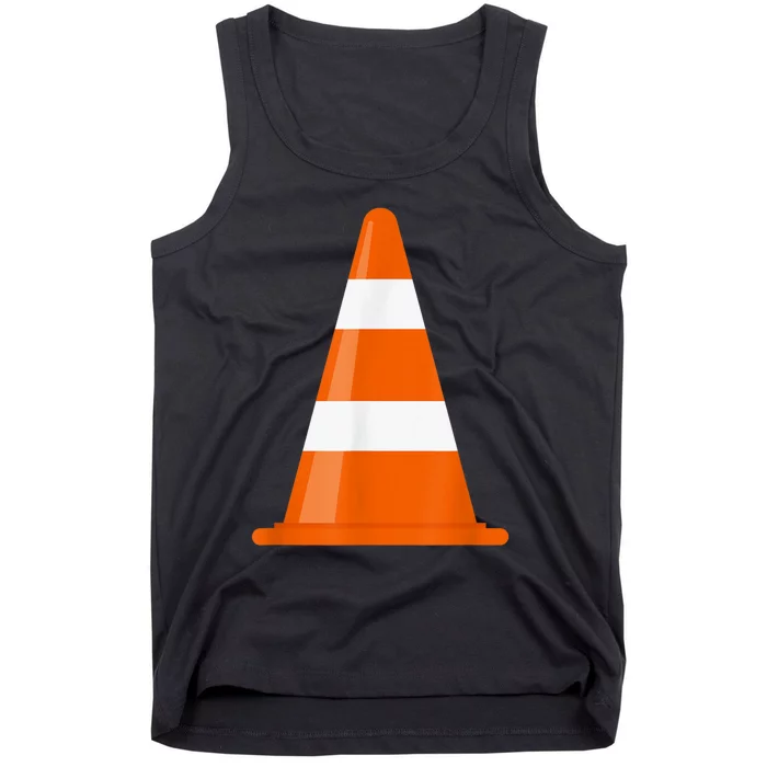 Funny Traffic Cone Costume Easy Simple Halloween Costumes Tank Top