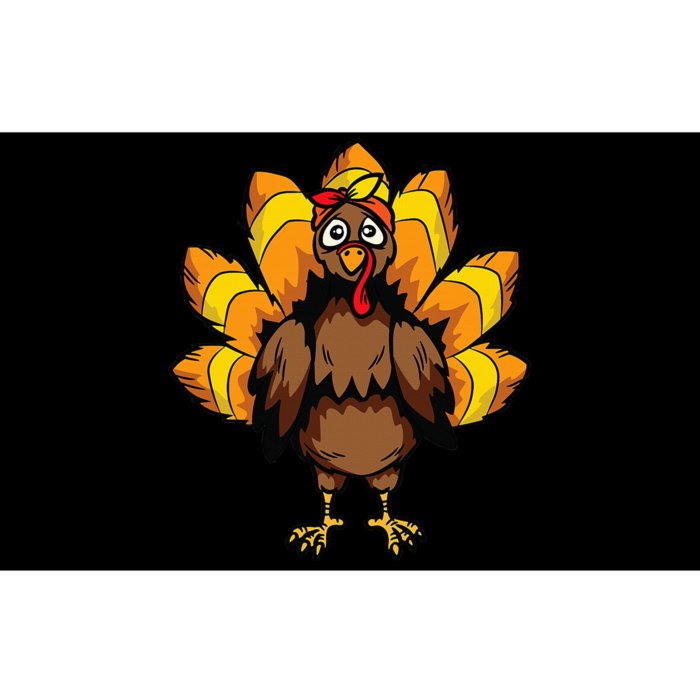 Festive Turkey Costume for Thanksgiving Celebrations Bumper Sticker