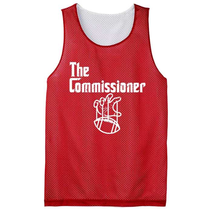 Funny The Commissioner Mesh Reversible Basketball Jersey Tank