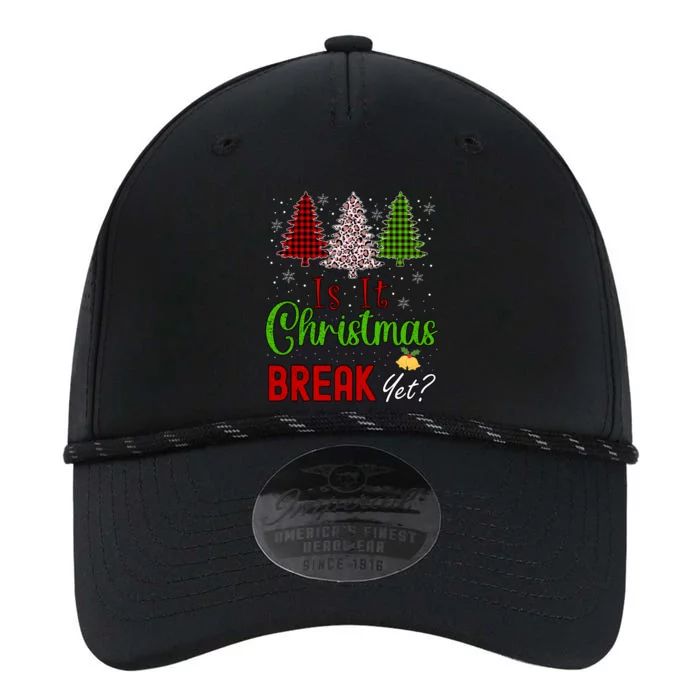 Funny Teacher Christmas Is It Christmas Break Yet Xmas Cool Gift Performance The Dyno Cap