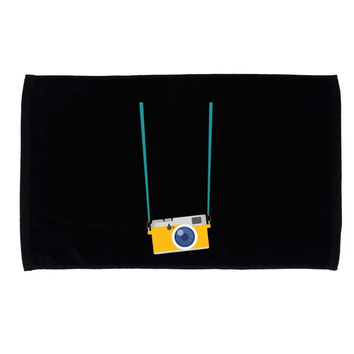 Fake Tourist Camera Graphic Holiday Vacation Photographer Microfiber Hand Towel