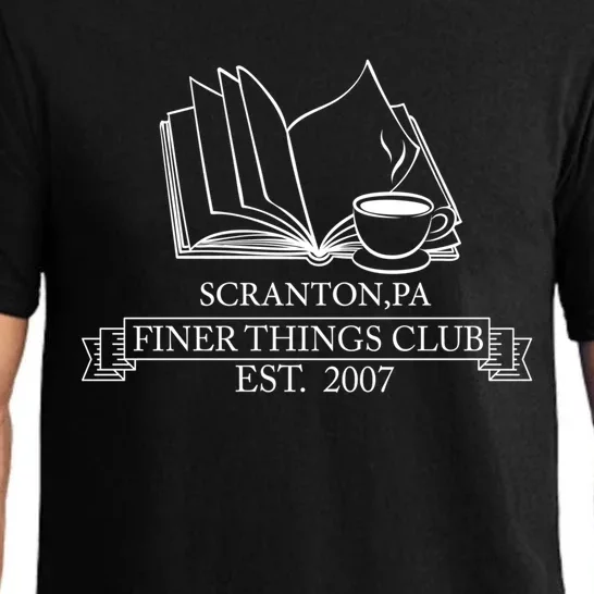 Finer Things Club The Office Inspired Fancy Office Club Gift Pajama Set