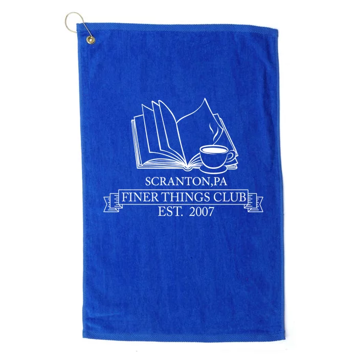 Finer Things Club The Office Inspired Fancy Office Club Gift Platinum Collection Golf Towel