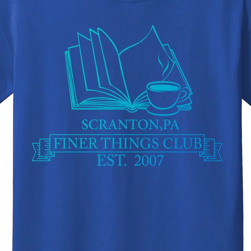 Finer Things Club The Office Inspired Fancy Office Club Gift Kids T-Shirt