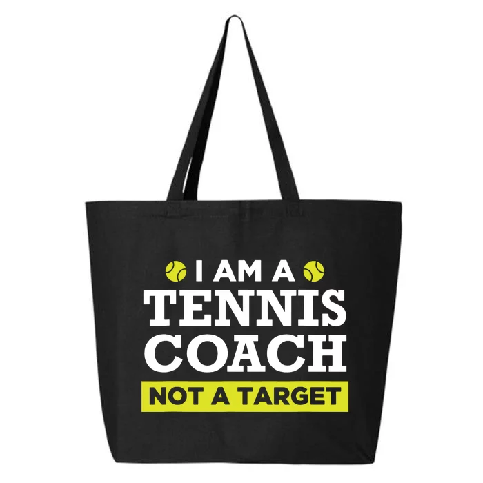 Funny Tennis Coach Gift Not A Target 25L Jumbo Tote