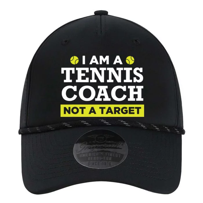 Funny Tennis Coach Gift Not A Target Performance The Dyno Cap