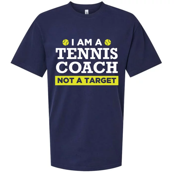 Funny Tennis Coach Gift Not A Target Sueded Cloud Jersey T-Shirt