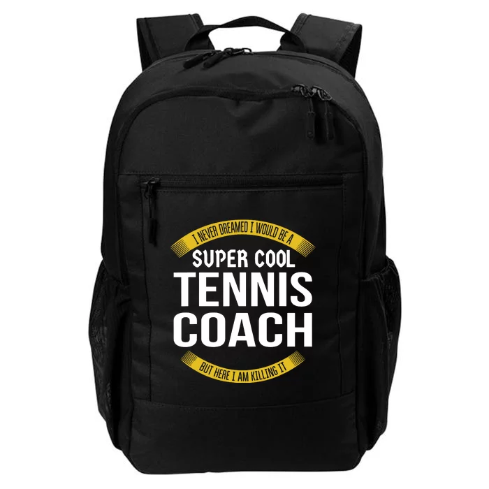 Funny Tennis Coach Gift Appreciation Daily Commute Backpack