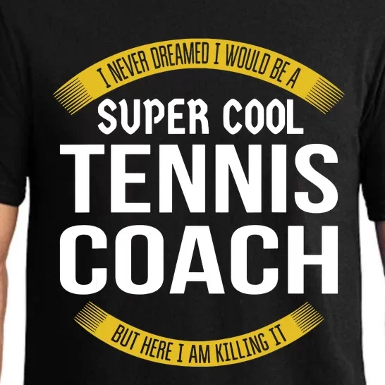 Funny Tennis Coach Gift Appreciation Pajama Set