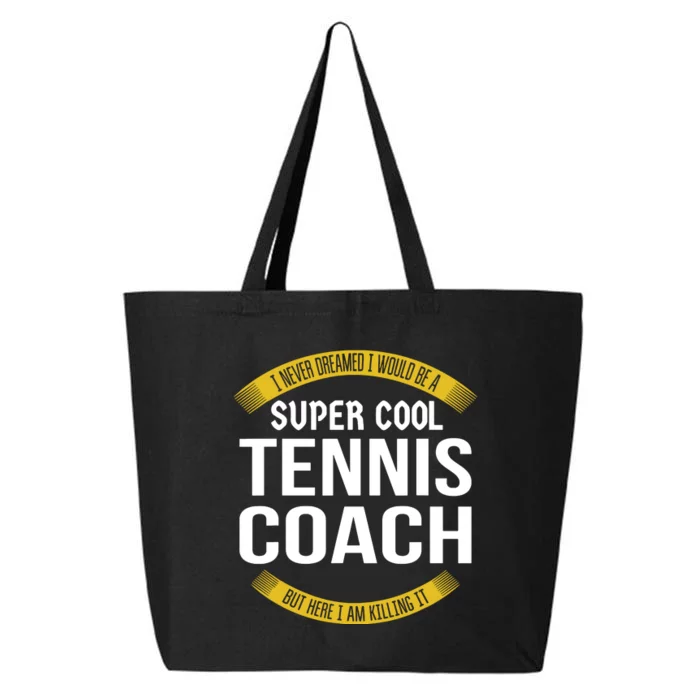 Funny Tennis Coach Gift Appreciation 25L Jumbo Tote