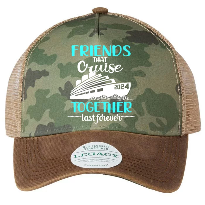 Friends That Cruise Together Last Forever Legacy Tie Dye Trucker Hat