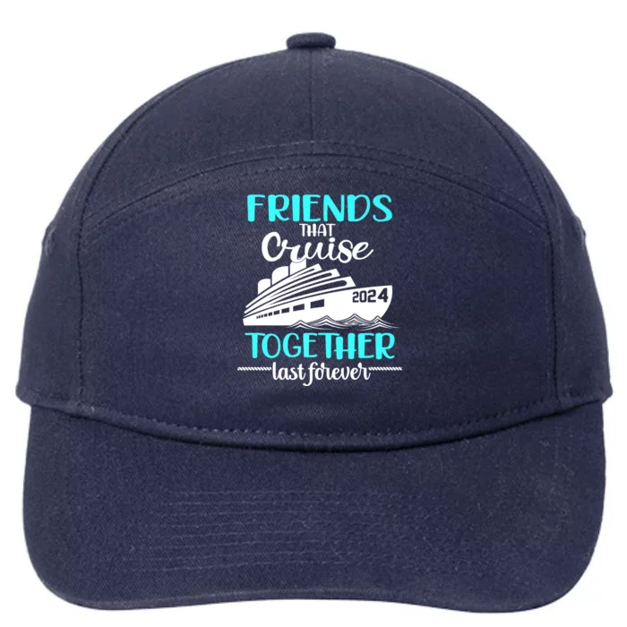 Friends That Cruise Together Last Forever 7-Panel Snapback Hat