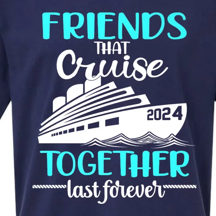 Friends That Cruise Together Last Forever Sueded Cloud Jersey T-Shirt