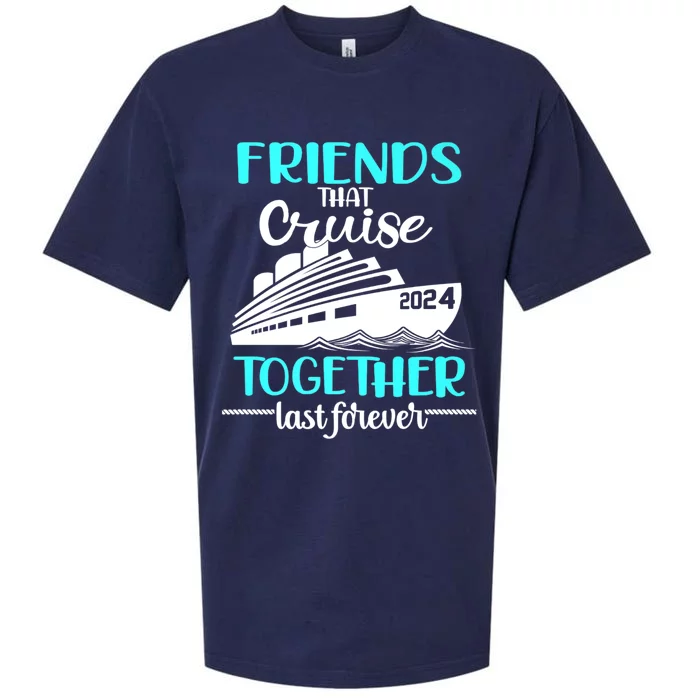 Friends That Cruise Together Last Forever Sueded Cloud Jersey T-Shirt