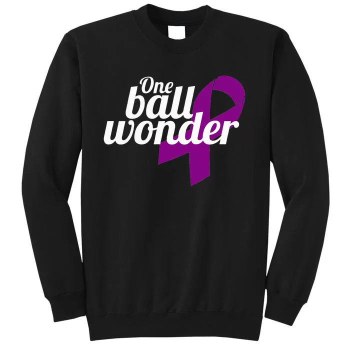 Funny Testicular Cancer Survivor Quote Saying Orchidectomy Tall Sweatshirt