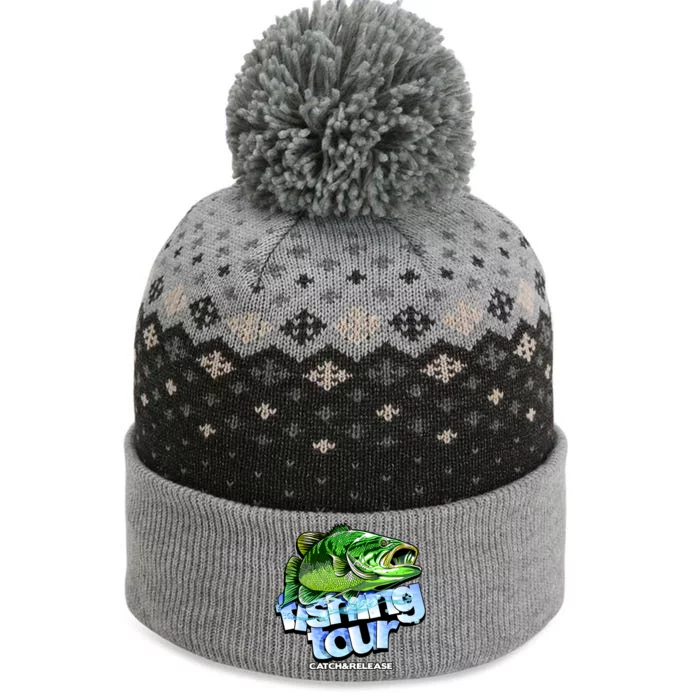 Fishing Tour Catch And Release The Baniff Cuffed Pom Beanie