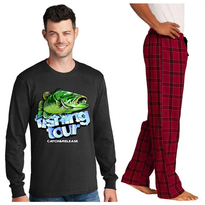 Fishing Tour Catch And Release Long Sleeve Pajama Set