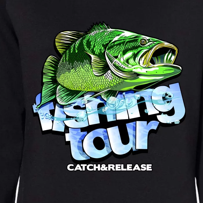 Fishing Tour Catch And Release Womens California Wash Sweatshirt