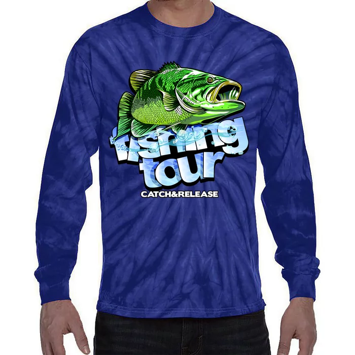 Fishing Tour Catch And Release Tie-Dye Long Sleeve Shirt