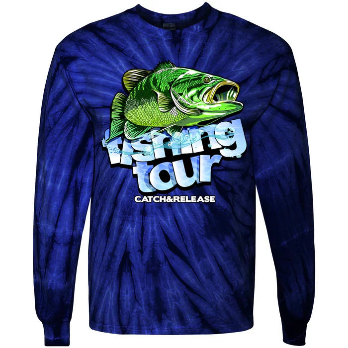 Fishing Tour Catch And Release Tie-Dye Long Sleeve Shirt