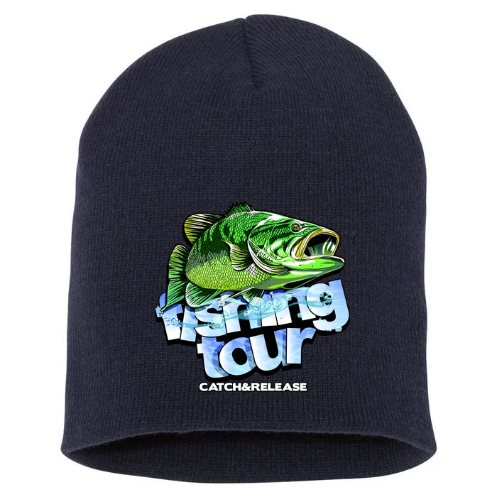 Fishing Tour Catch And Release Short Acrylic Beanie