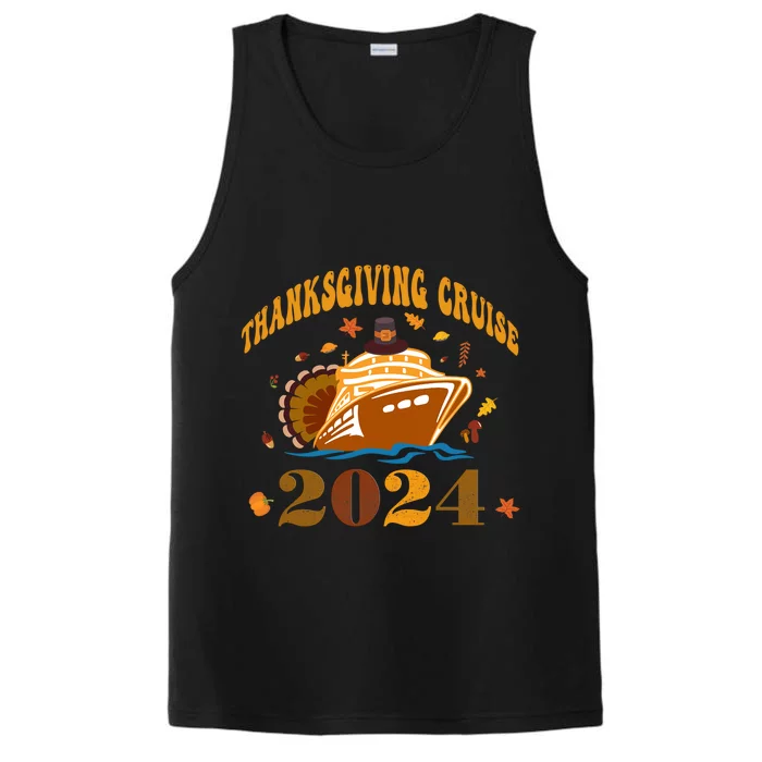 Family Thanksgiving Cruise 2024 Autumn Cruise Squad Fall Gift Performance Tank