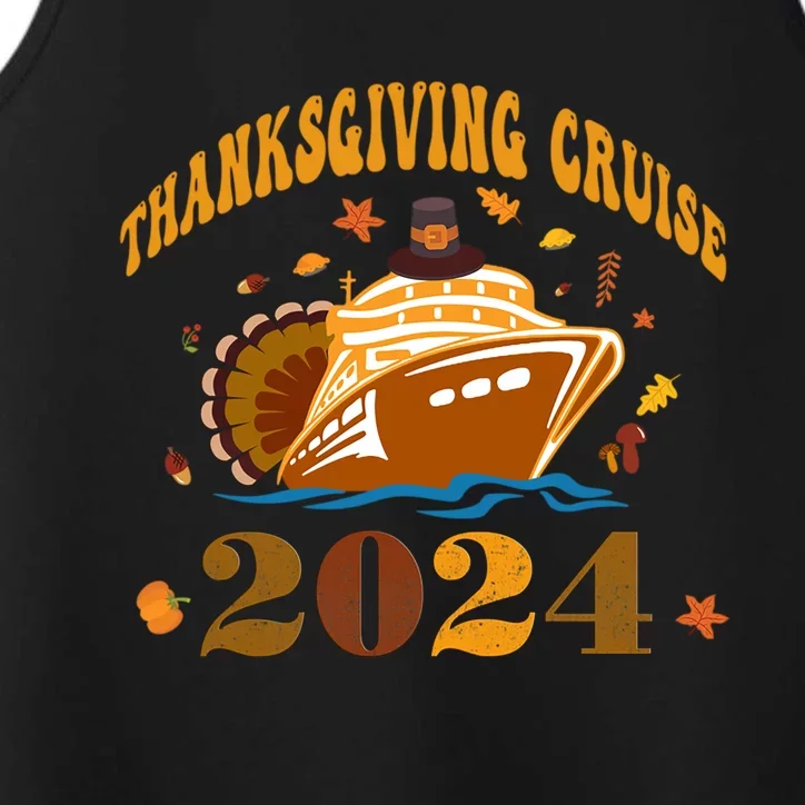 Family Thanksgiving Cruise 2024 Autumn Cruise Squad Fall Meaningful Gift Performance Tank