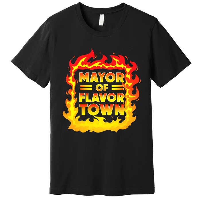 Flavor Town Cooking Guy Fieri BBQ Premium T-Shirt