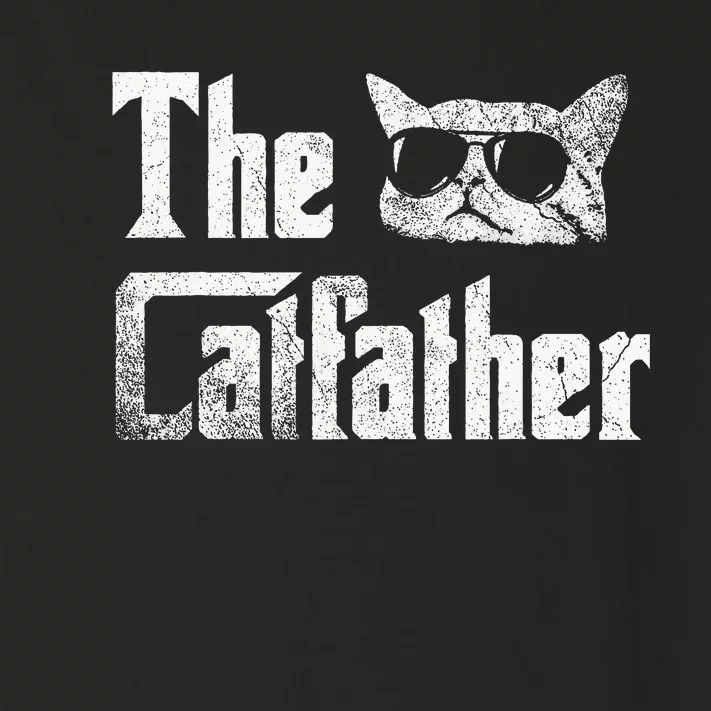 Funny The Catfather Cool Cat Daddy Glasses Gift Toddler Long Sleeve Shirt