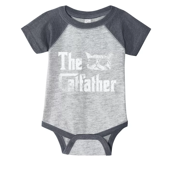 Funny The Catfather Cool Cat Daddy Glasses Gift Infant Baby Jersey Bodysuit