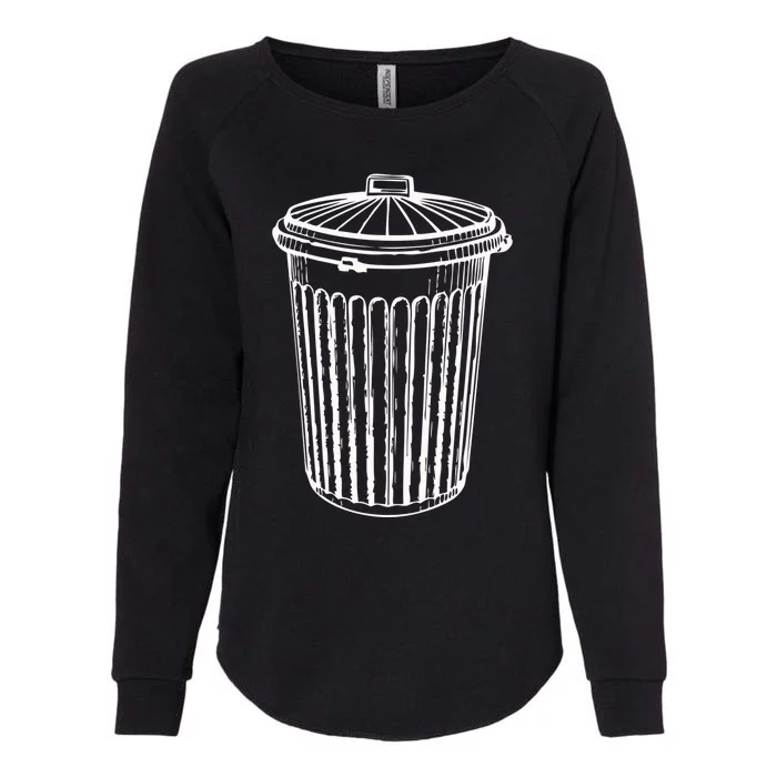 Fun Trash Can Meaningful Gift Garbage Day Womens California Wash Sweatshirt