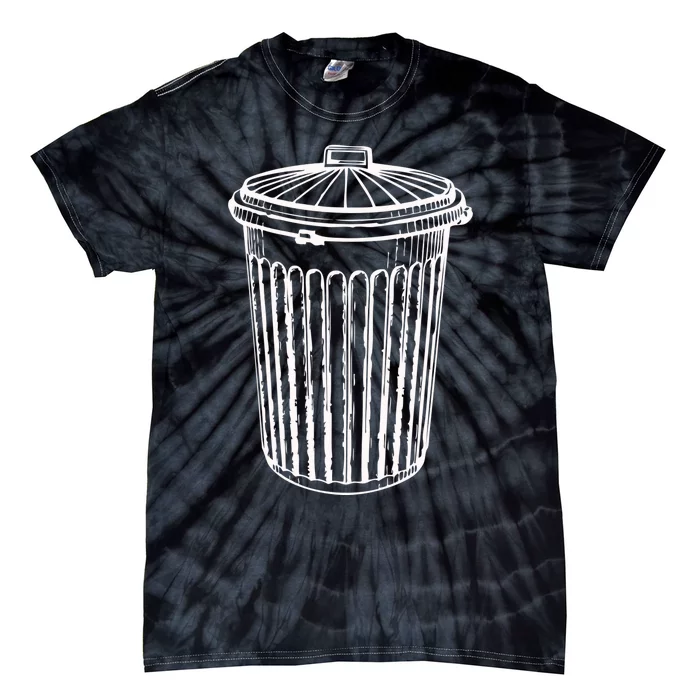 Fun Trash Can Meaningful Gift Garbage Day Tie-Dye T-Shirt