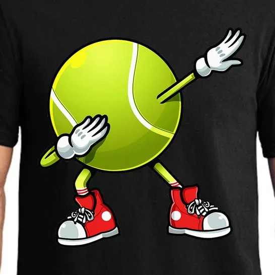 Funny Tennis Dab Ball Player Racket Sports Fan Dabbing Pajama Set