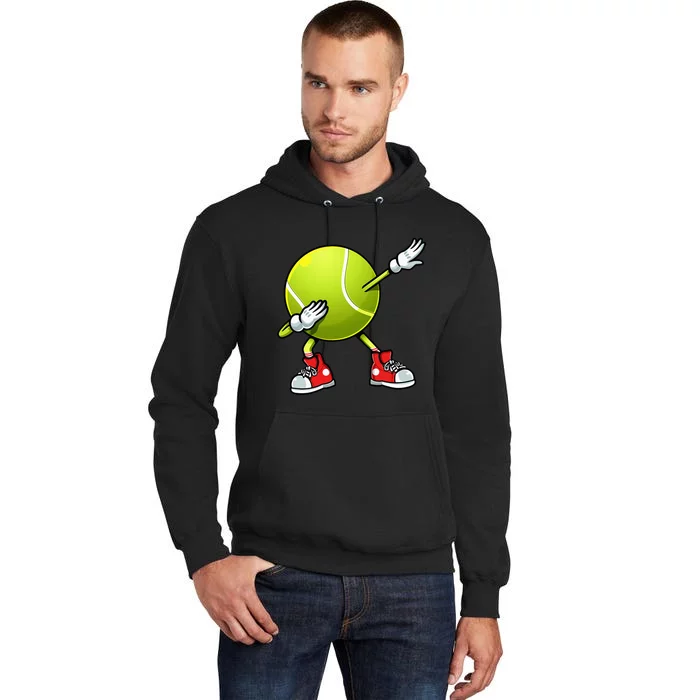 Funny Tennis Dab Ball Player Racket Sports Fan Dabbing Tall Hoodie