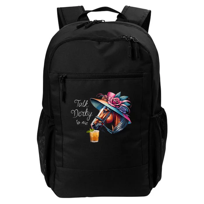 Funny Talk Derby To Me Racing Horse Daily Commute Backpack